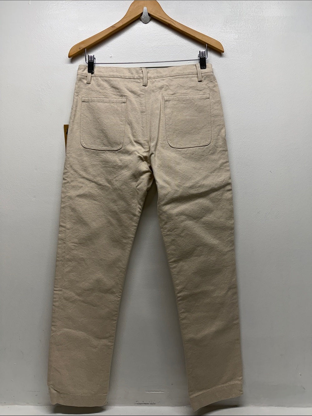 Industry Of All Nations Unbleached Undyed Jeans Pants Pure Cotton Ivory New 28 — image 5 of 8